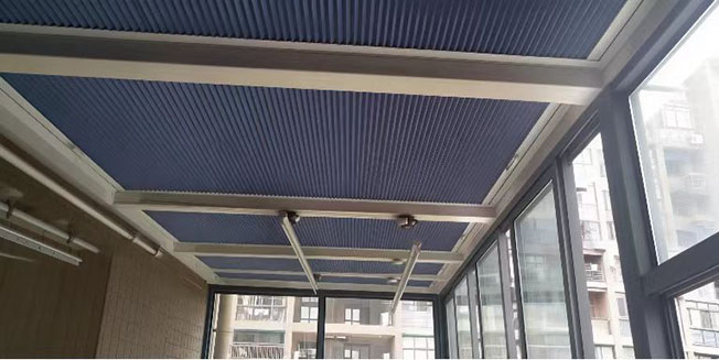 智能蜂巢天棚帘8